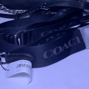 NWT Coach Black Webbing Strap